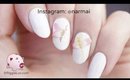 3D flower petal wings nail art tutorial