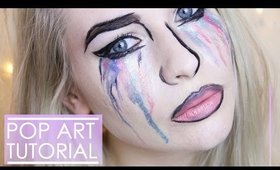 Pop Art Tears Halloween Tutorial | Katie Snooks