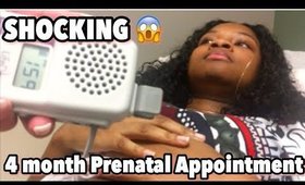 LISTEN TO MY WIDDLE BABY'S HEARTBEAT!! (4 MONTH PRENATAL APPOINTMENT)