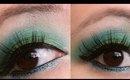 Tutorial: Simple Matte Green and Blue Eyeshadow How To