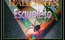 Esqueleto Diseño de Halloween :::... ☆ Jennifer Perez of Mystic Nails ☆