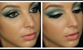 Blue Bollywood/Arabic Inspired Makeup Tutorial ♥