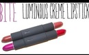 Reivew & Swatches: Bite Luminous Creme Lipstick Duo