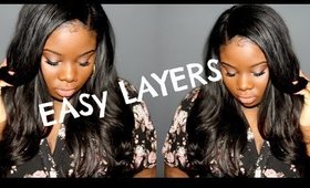 ♡ How To Cut Long Layers !