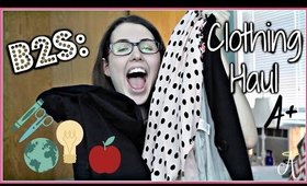 Back to School: Clothing Haul