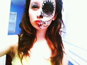 my Attempt At Sugar Skulls. 