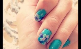 Easy Mermaid Tail Accent Nails | rebeccakelsey.com