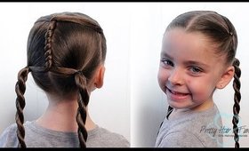 How To: Toddler Twist Braid Ponytails | Pretty Hair is Fun