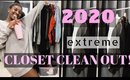 EXTREME CLOSET CLEAN OUT 2020 - i tried on all my clothes