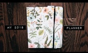 my 2018 planner set up