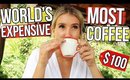 WORLD’S MOST EXPENSIVE COFFEE TESTED (Made from Cat Poop) BALI