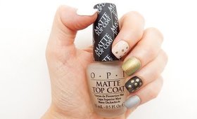 OPI Matte Top Coat Review (and comparison to Sally Hansen Matte Top Coat)