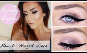 How To Do A Winged Liner & Fix Mistakes | Beauty Basics #4