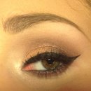 Gold and Bronze Cat Eye