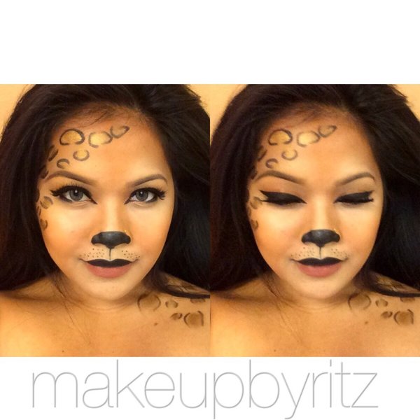 Leopard makeup | Ritz O.'s Photo | Beautylish