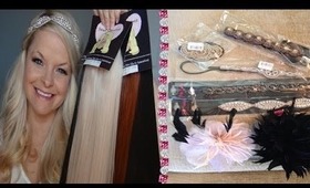 Platinum Blonde Extensions and Carrie Underwood Headbands