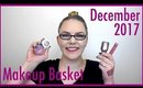 Monthly Makeup Basket: December 2017