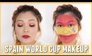 Spain World Cup 2018 Makeup Tutorial