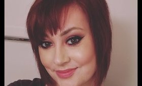 Cranberry & Shimmering Razzleberry Christmas Smokey Eyes