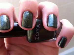 Beautiful olive green foil like