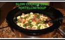 Slow Cooker Beef Tortellini Soup | No precooking required