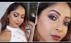 Mauvey Gold Eyemakeup for New Year's Eve/Indian Weddings & Parties | Stacey Castanha