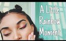 A RAINBOW MOMENT (graphic eyeliner)