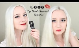 Nars Lip Pencils Review and Lip Swatches