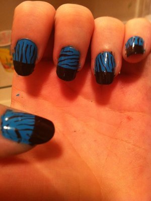 Trying out my new Konad stamps.