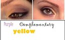 PURPLE YELLOW COMPLEMENTARY MAKEUP