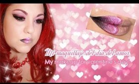 Valentine's Day Makeup Night Look * Maquillaje De Noche Para San Valentin