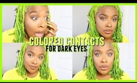 NATURAL Looking Contact Lenses for DARK EYES | IRIS BEAUTY