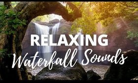 WATERFALL SOUNDS FOR RELAXING | [Sleep With Waterfall White Noise]