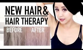 New Hair Color & Hair Therapy Treatment Experience ♥ Wengie