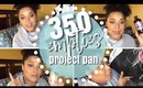 350 EMPTIES PROJECT PAN! | Natural Hair Makeup Skincare | JANUARY & FEBRUARY 2019 | MelissaQ