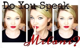 ★DO YOU SPEAK MILANI? | Cat Eye Winged Liner + Bold Red Lip★