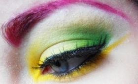 Hayley Williams Yellow & Lime Make-Up Tutorial (Kerrang Inspired)