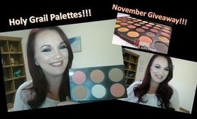 Holy Grail Palettes - Plus a GIVEAWAY!