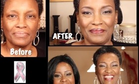 Makeup for Women over 50.  Survivor Makeup!  using Satin Taupe eyeshadow!