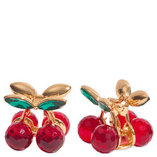 Kitsch Mini Rhinestone Cherry Claw Clips