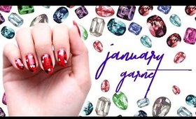 BIRTHSTONE NAIL ART | JANUARY