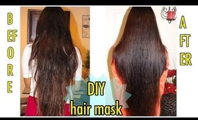 Quick & easy DIY hair mask | for long , strong and smooth hair instantly.