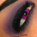 Purple and Black Smoky Eye