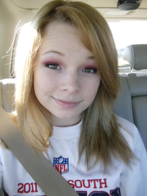 on my way to my first football game