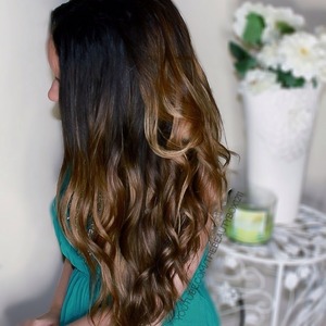 Curls using Bellami wand. Subscribe for a tutorial! 
