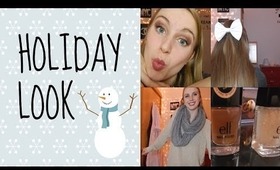 ❅ Full Holiday Look: Makeup, Hair, Outfit, & Nails! ❅