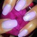 Neon Lavender nails