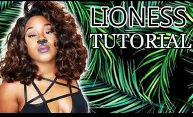 Lion halloween makeup tutorial