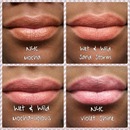 Wet N Wild/ NYC Neutral Lipstick Swatches