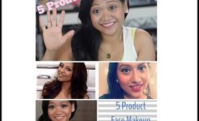 5 Product Minimal Makeup Look Collaboration